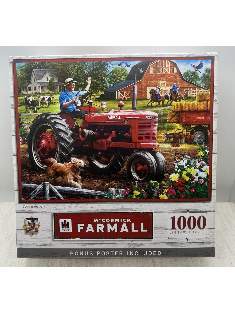 International Harvester IH Farmall tractor barn home 1000 Pc jigsaw puzzle new
